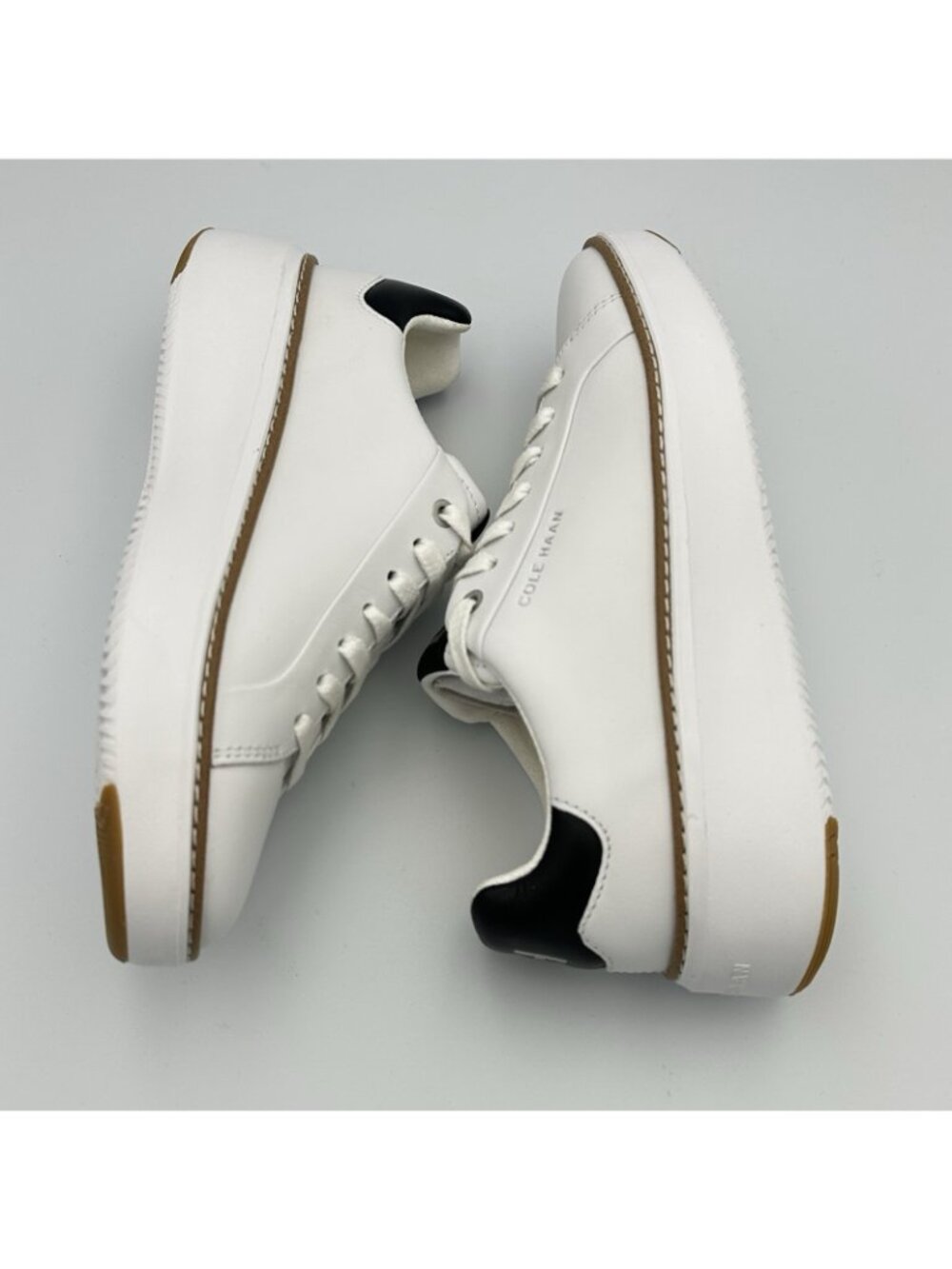 Cole Haan GrandPro Topspin Sneaker Women’s Size 5.5 White Leather Shoes W22707 - Picture 6 of 11
